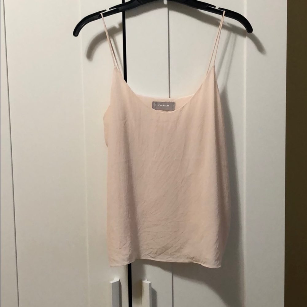 Blush Everlane silk tank